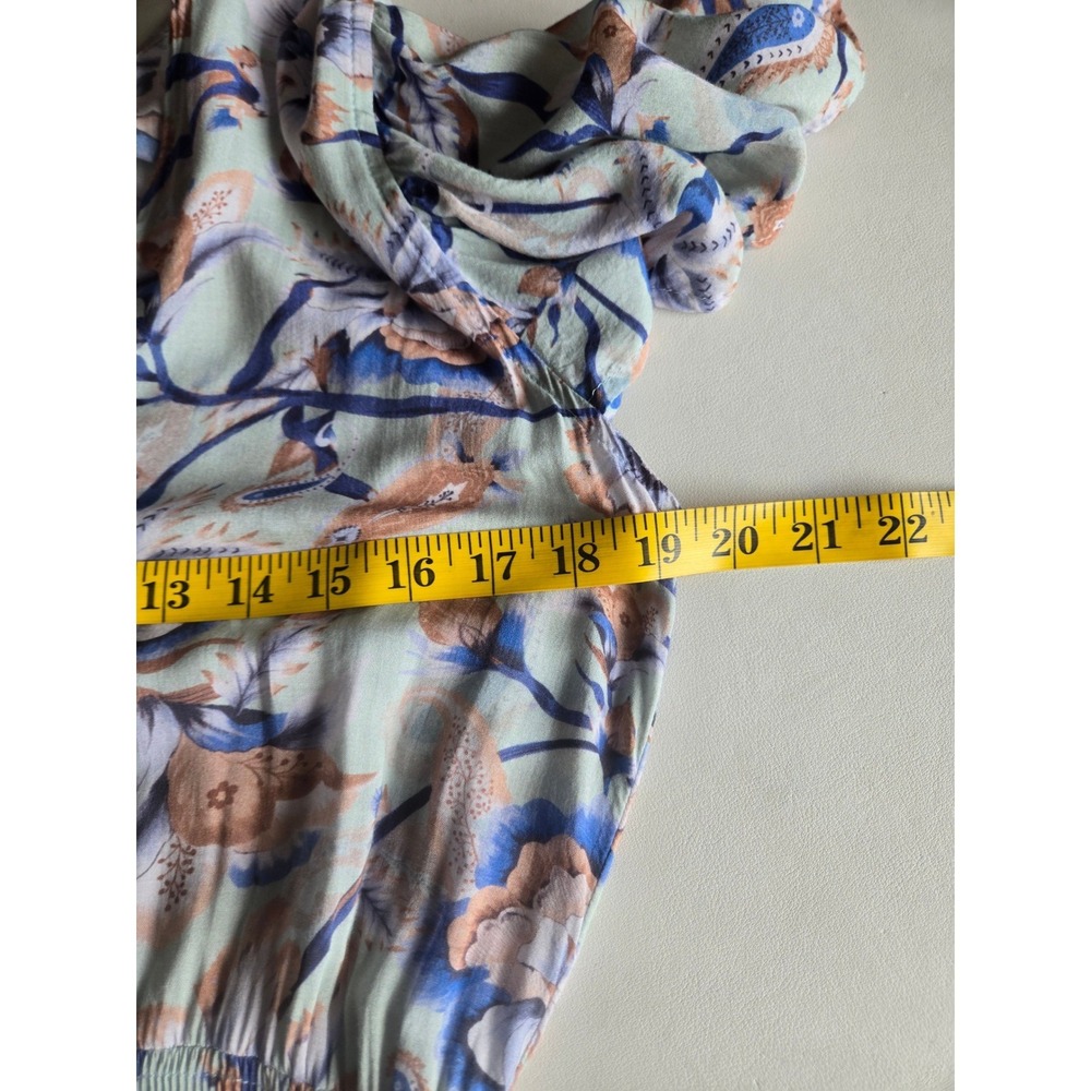 Gypsiana Collective Floral Paisley Maxi Dress L Romantic Cottage Boho Garden - Picture 7 of 11